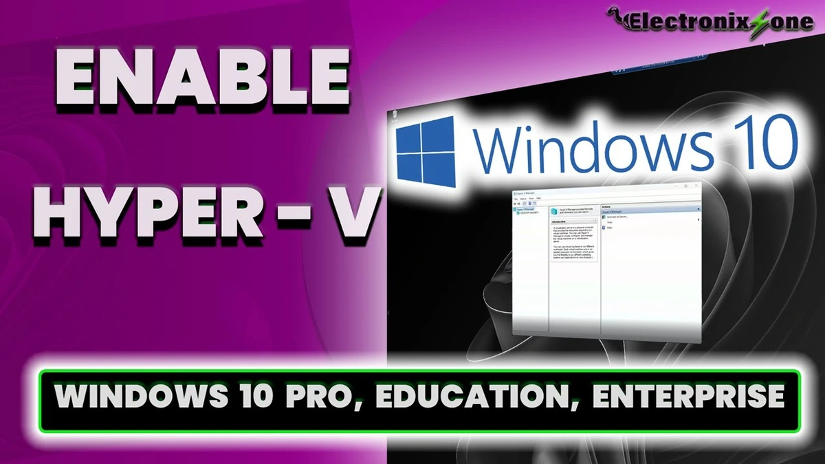 How to Enable Hyper-V on Windows 10 Pro