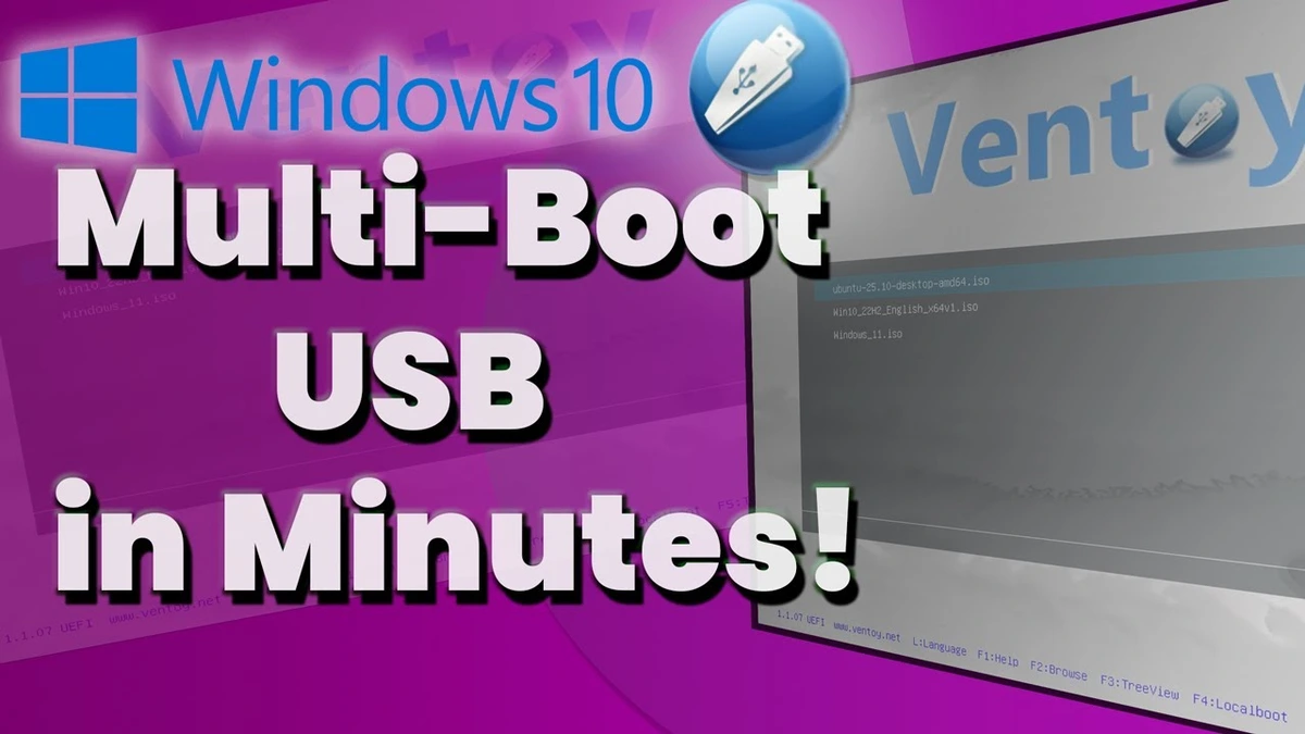 How to Create a Multi-Boot USB Drive with Ventoy on Windows 10