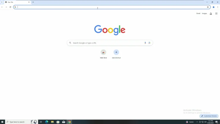 Screenshot of Chrome's welcome page with the "Got It" banner at the bottom